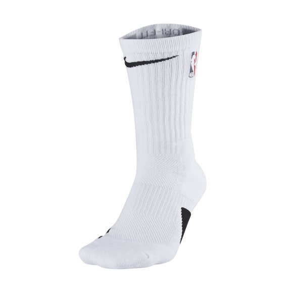 Nike Jordan Elite NBA Socks Over Calf - white/ Black Large PSK647-100 - Picture 1 of 6